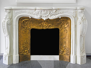 Rustic Fireplace