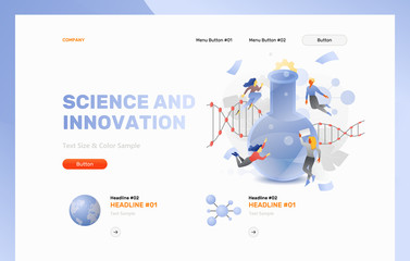 Science and Innovation Header Template