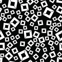 Vector seamless pattern background. Modern stylish abstract texture. Different geometric figures