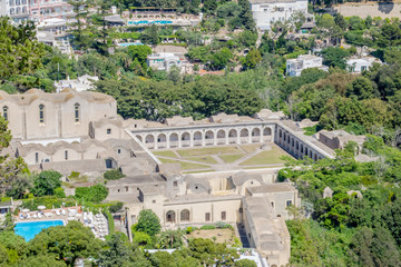 Das Karthaeuser Kloster in Capri, Italien. Die Klosteranlage wurde an einer Stelle gebaut, wo einst...