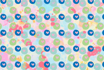 abstract heart pattern background for design 