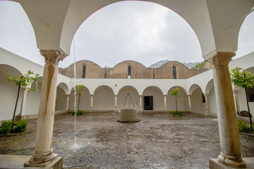 Das Karthaeuser Kloster in Capri, Italien. Die Klosteranlage wurde an einer Stelle gebaut, wo einst...