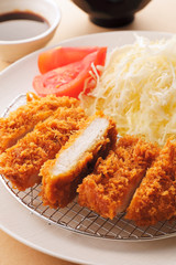 とんかつ　Japanese pork cutlet Tonkatsu