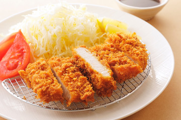 とんかつ　Japanese pork cutlet Tonkatsu