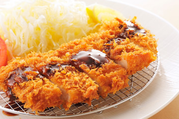 とんかつ　Japanese pork cutlet Tonkatsu