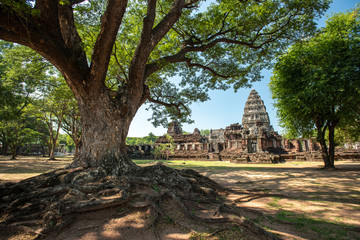 Phimai Historical park : historical park and ancient castle in Nakhon Ratchasima, Thailand.