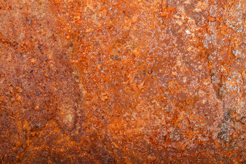 sheet of rusty metal. old oxidized background