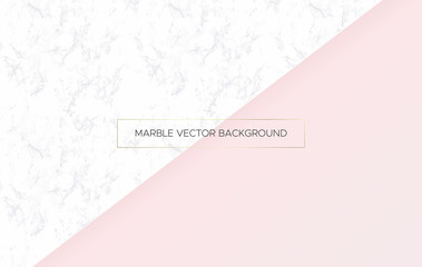 Marble texture abstract background. White and pink