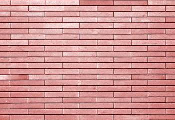 Decorative brick wall in red tone.