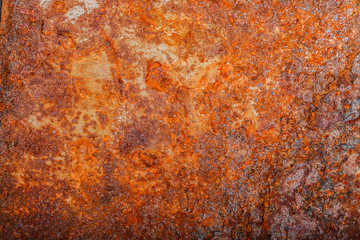 sheet of rusty metal. old oxidized background