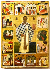 St Nicholas with Scenes from his Life, 16th century