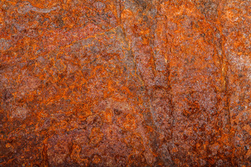 sheet of rusty metal. old oxidized background