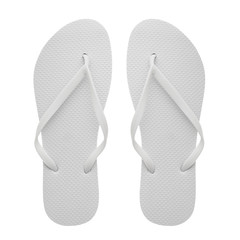 Rubber flip-flops isolated