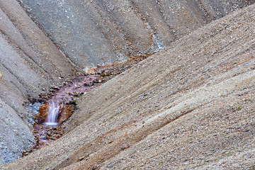 kleiner Bach in der Landmannalaugar, Island