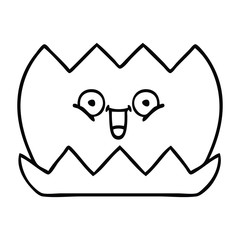 line drawing cartoon water lilly