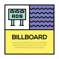 BILLBOARD ICON CONCEPT