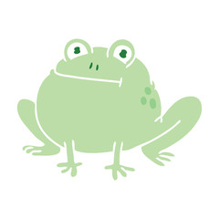 quirky hand drawn cartoon frog