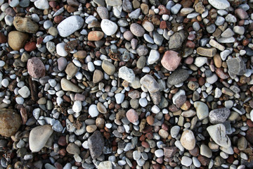 pebbles on the beach texture