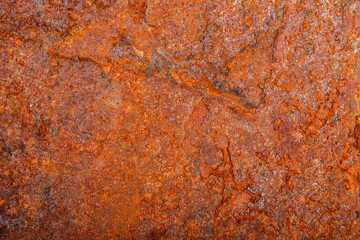 sheet of rusty metal. old oxidized background