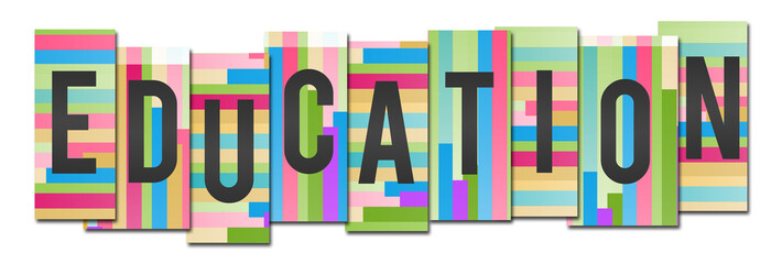 Education Colorful Lines Stripes 