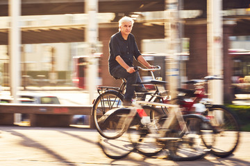 Radfahrer Stadt Geschwindigkeit