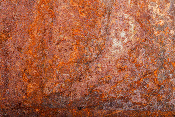 sheet of rusty metal. old oxidized background