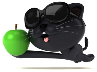 Fun cat - 3D Illustration