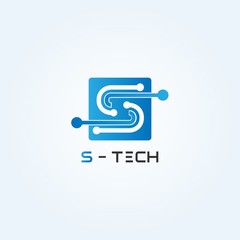 technology icon templates, creative vector logo design,emblem,illustration element