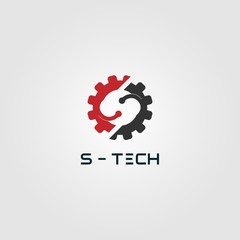 technology icon templates, creative vector logo design,emblem,illustration element