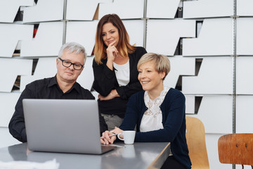 Business colleagues in a brainstorming session