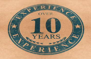 Experienced person or company, over 10 years of experience.