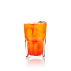 cocktail on a white background isolated