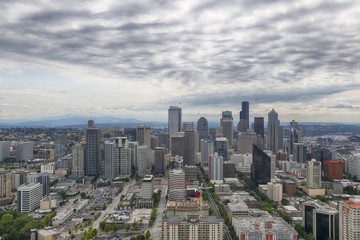 Fototapeta premium Aerial view of Seatle