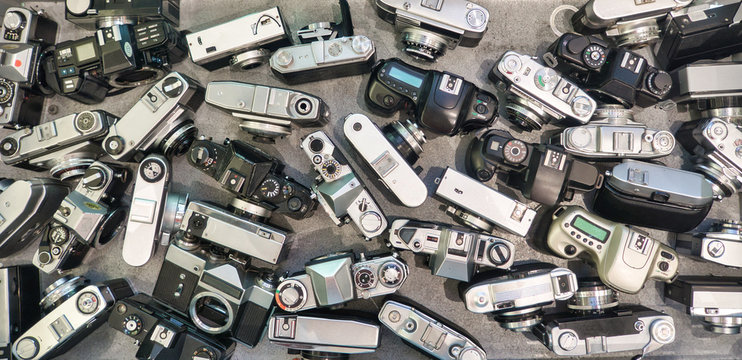 Alte Fotoapparate - Retro Kamera Sammlung