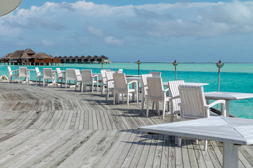 Fototapeta premium Luxury Resort in Maldives,
