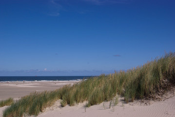 Fototapeta na wymiar Dunes with a Blue Sky
