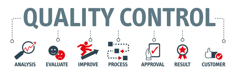 Quality Control Concept - Vector Illustration