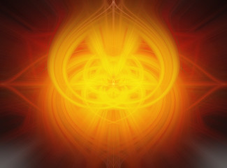 Fractal texture wallpaper, abstract flower.