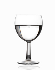  a glass of water