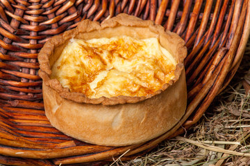  Delicious pastries, pie, quiche with ham and cheese