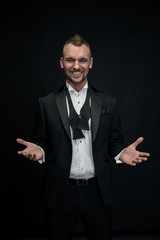 young man pointing at you