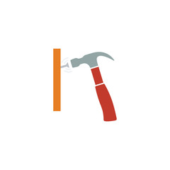 Icon of hammer beat to nail