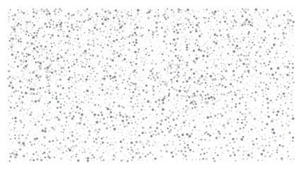 Silver polka dot small confetti on white background © writerfantast