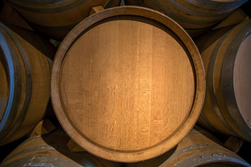 Wine barrel in the castle - Veytaux, Switzerland
