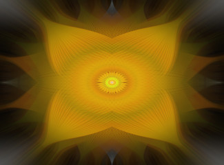 Fractal texture wallpaper, abstract flower.