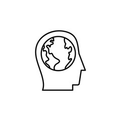 ecology, earth day, consciousness icon. Element of mother earth day icon. Thin line icon for website design and development, app development. Premium icon