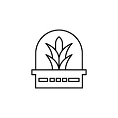 ecology, earth day, artificial, atmosphere icon. Element of mother earth day icon. Thin line icon for website design and development, app development. Premium icon