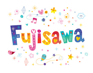 Fujisawa city in Japan