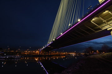 bridge at night