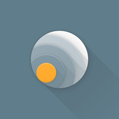 Wireless application button Adaptive icon Material Design illustration
